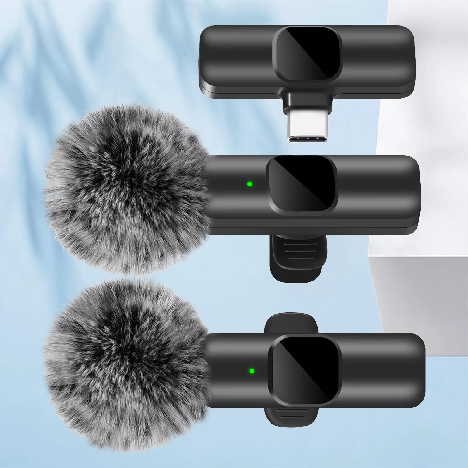 Gaming Console For Your Phone - Basix 2.4G draadloze lavaliermicrofoon Draagbare audio-video-opname