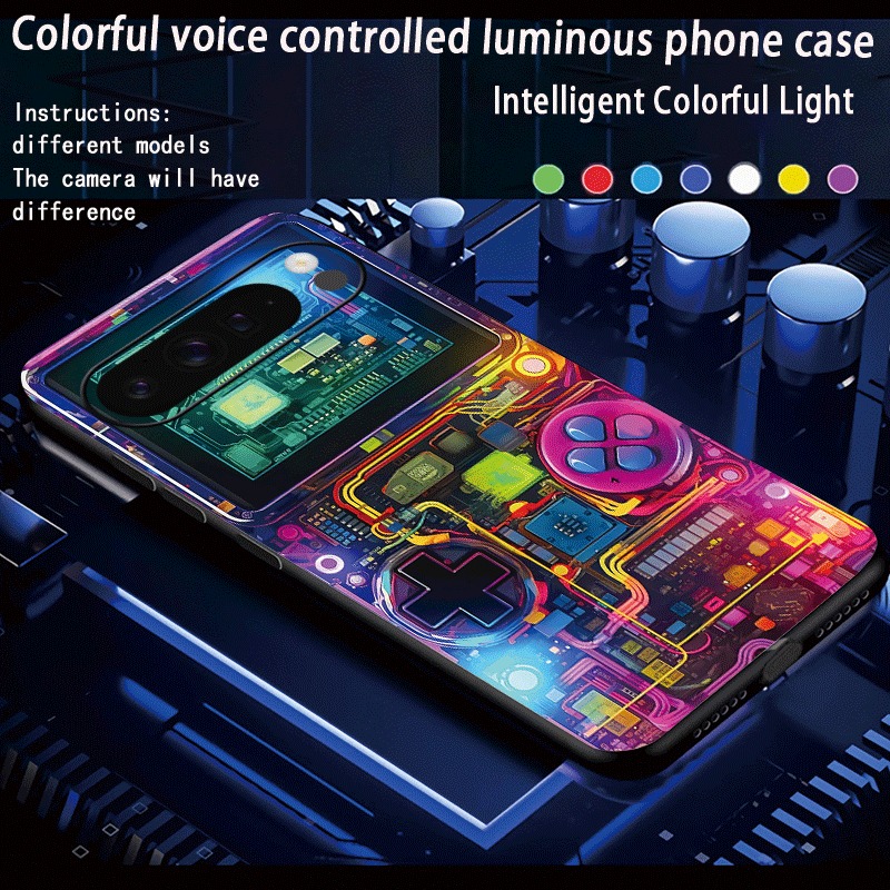 Gaming Console Google - Retro gameconsole LED telefoonhoesje voor Google