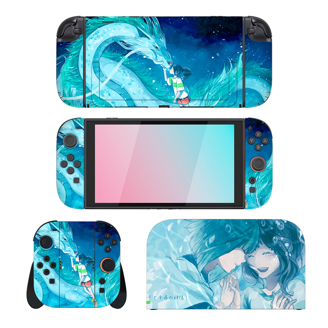Nintendo Console Switch Lite - Anime Chihiro Protector Sticker Skin voor
