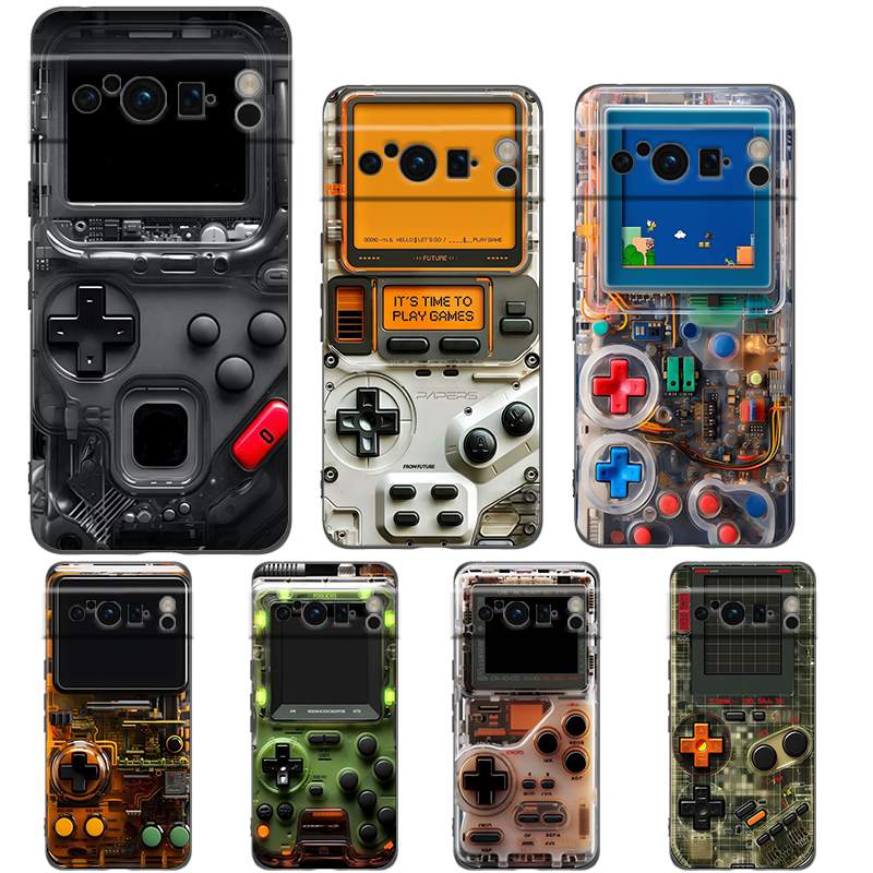 Gaming Console Google - Telefoonhoesje voor Google Pixel/9/8/7/6/7A/6A/Pro Schokbestendig Zacht