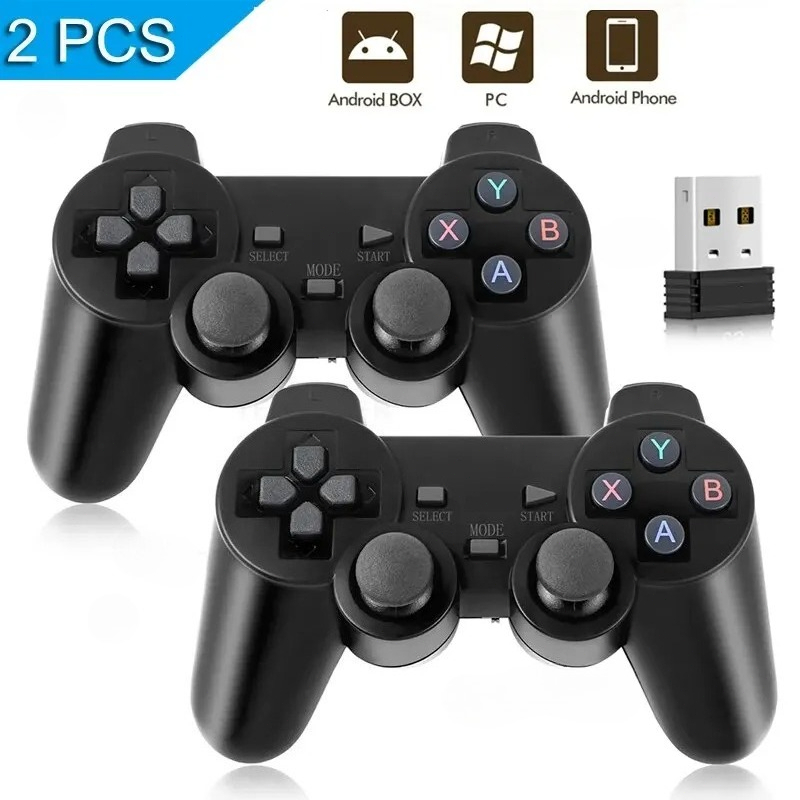 Gaming Console For Smart Tv - 1PC/2PCS 2.4G USB draadloze gamepad-joystickcontroller voor