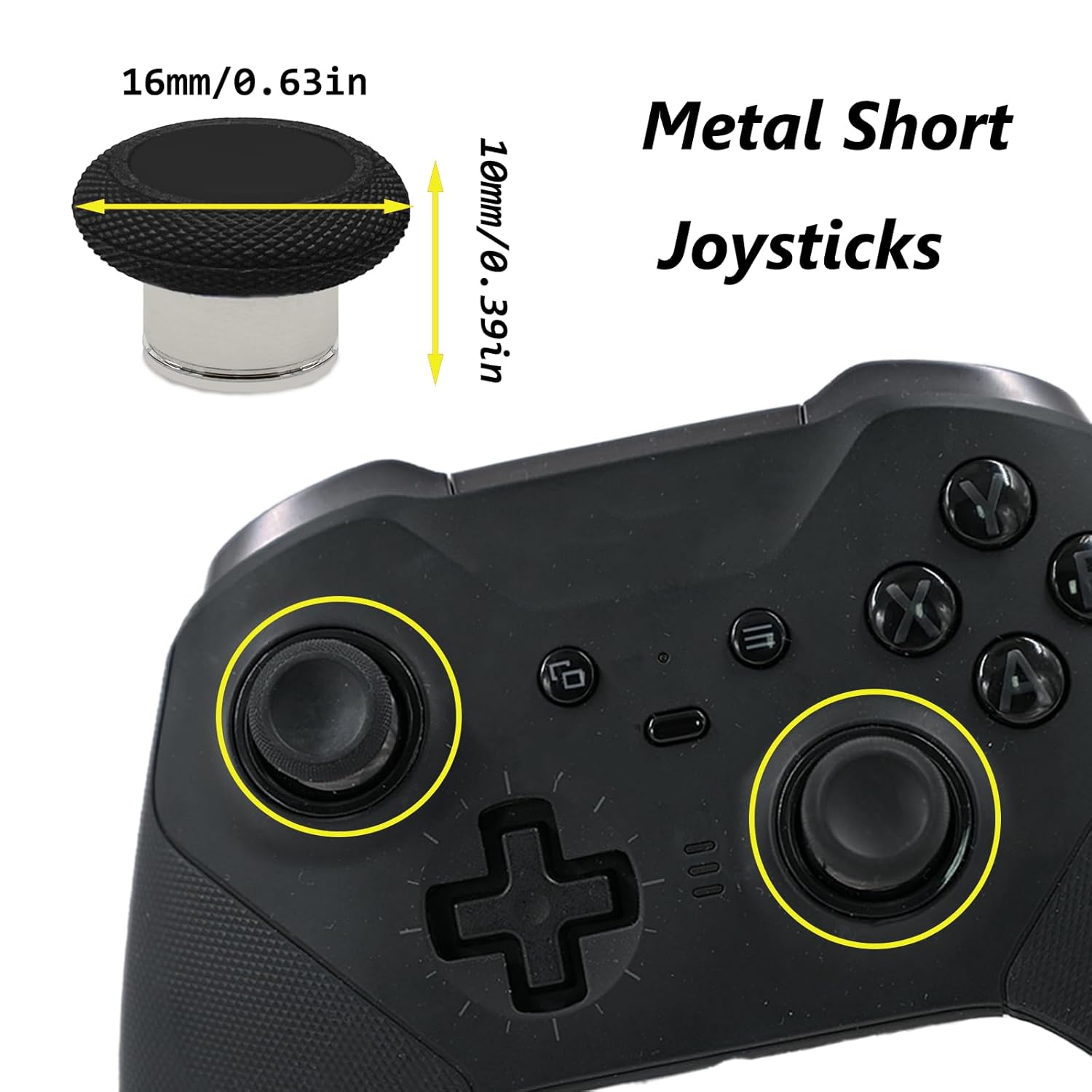 Microsoft Controller Elite Series 2 - 2x Low Sticks Thumbstick-vervanging voor Xbox