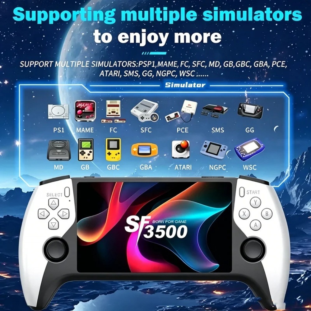 Gaming Console Retro - SF3500 5 inch Handheld Game Console