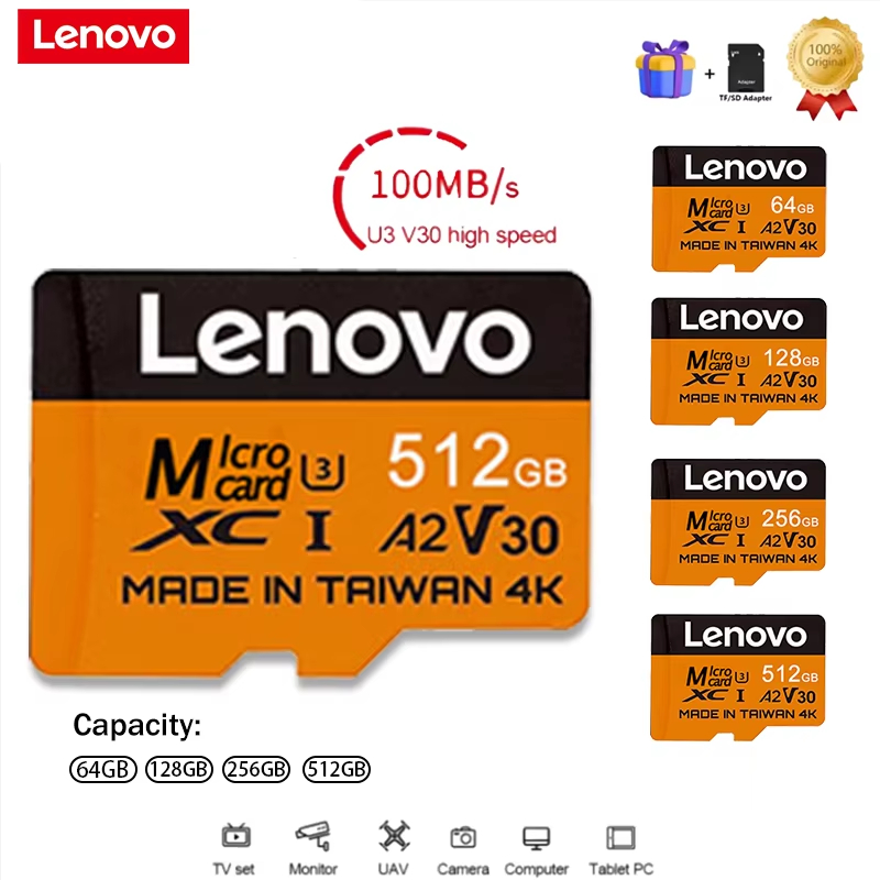 Lenovo Secure 512GB SD-kaarten - Laptop Gaming Console recensie en prijs