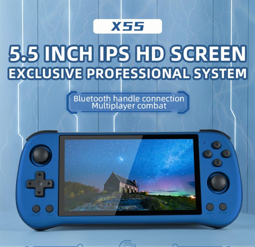 Powkiddy X55 Retro Handheld Ga - Gaming Console X55 recensie en prijs
