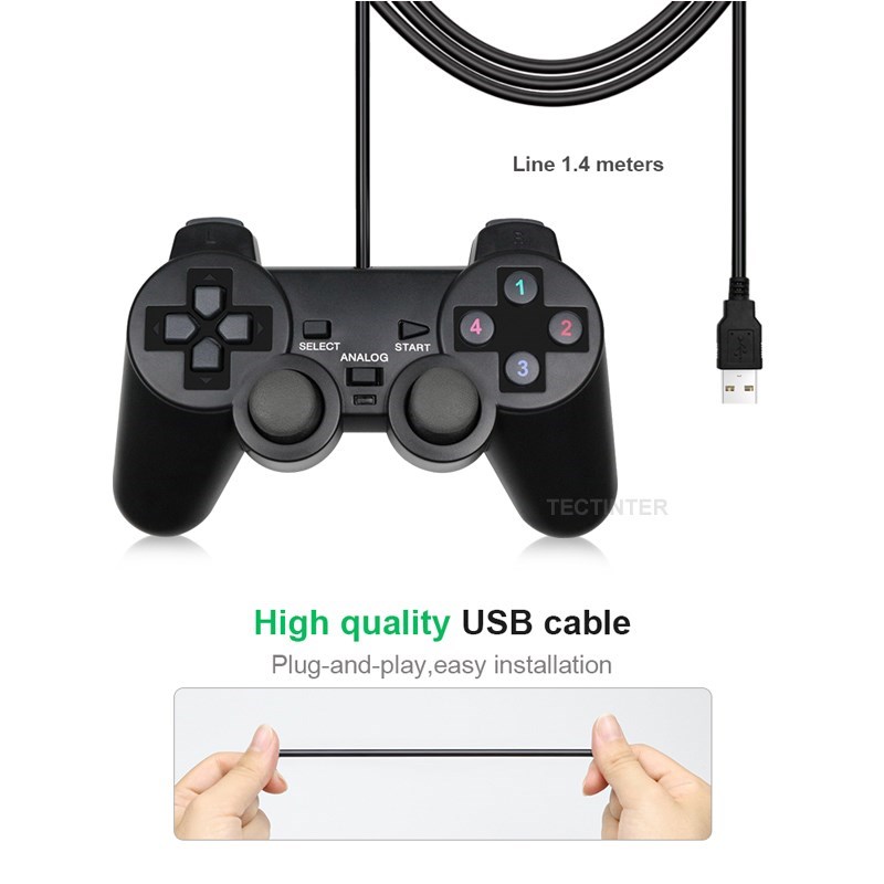 Bedrade USB PC Gaming Joystick - Laptop Gaming Console recensie en prijs