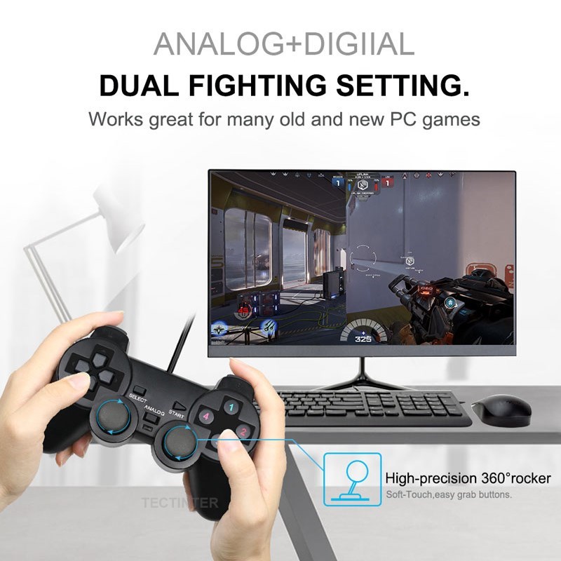 Bedrade USB PC Gaming Joystick - Laptop Gaming Console recensie en prijs