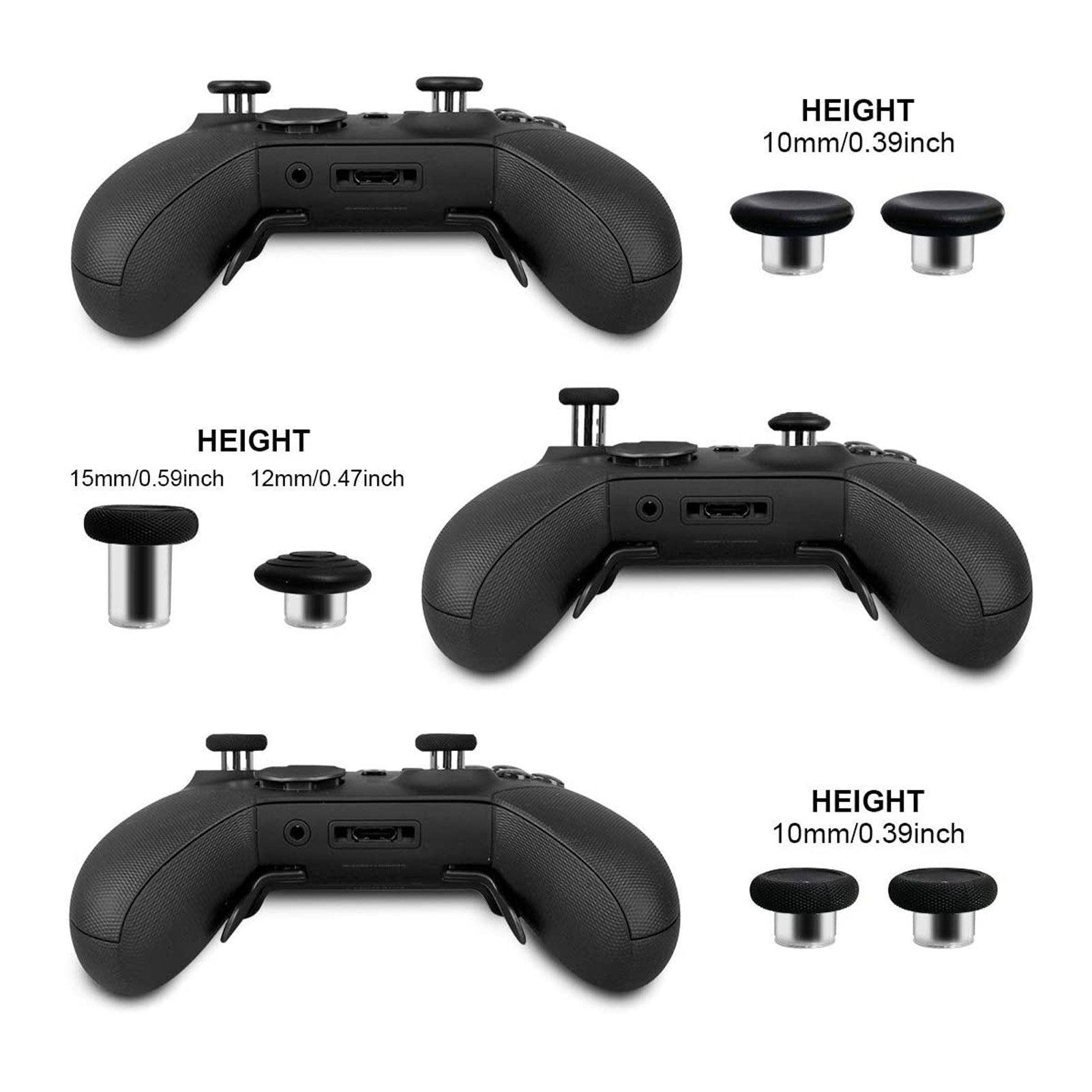 Metalen vervangende joysticks  - Microsoft Controller Elite Series 2 recensie en prijs