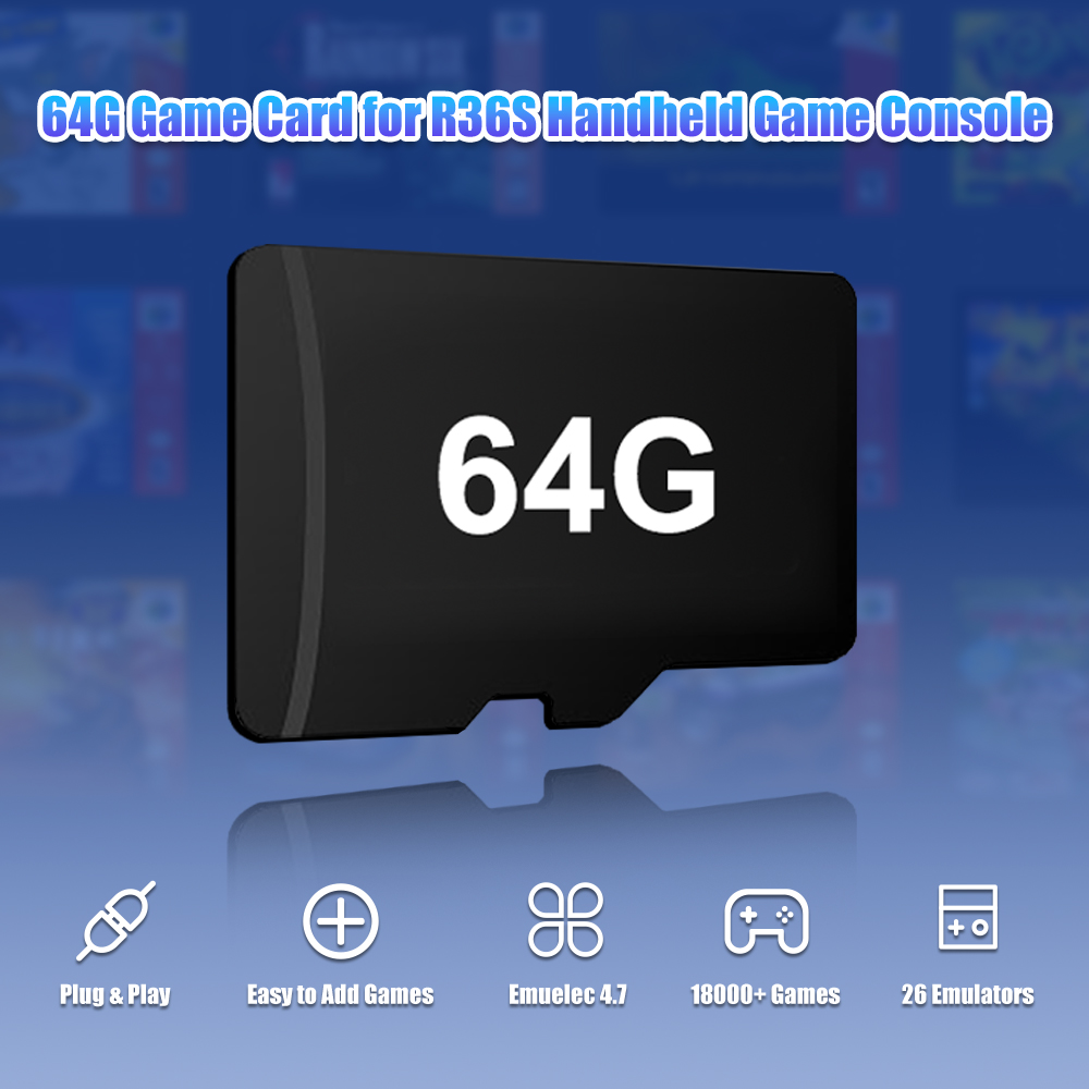 64G Game TF-kaart voor R36S Vi - Gaming Console Psp recensie en prijs