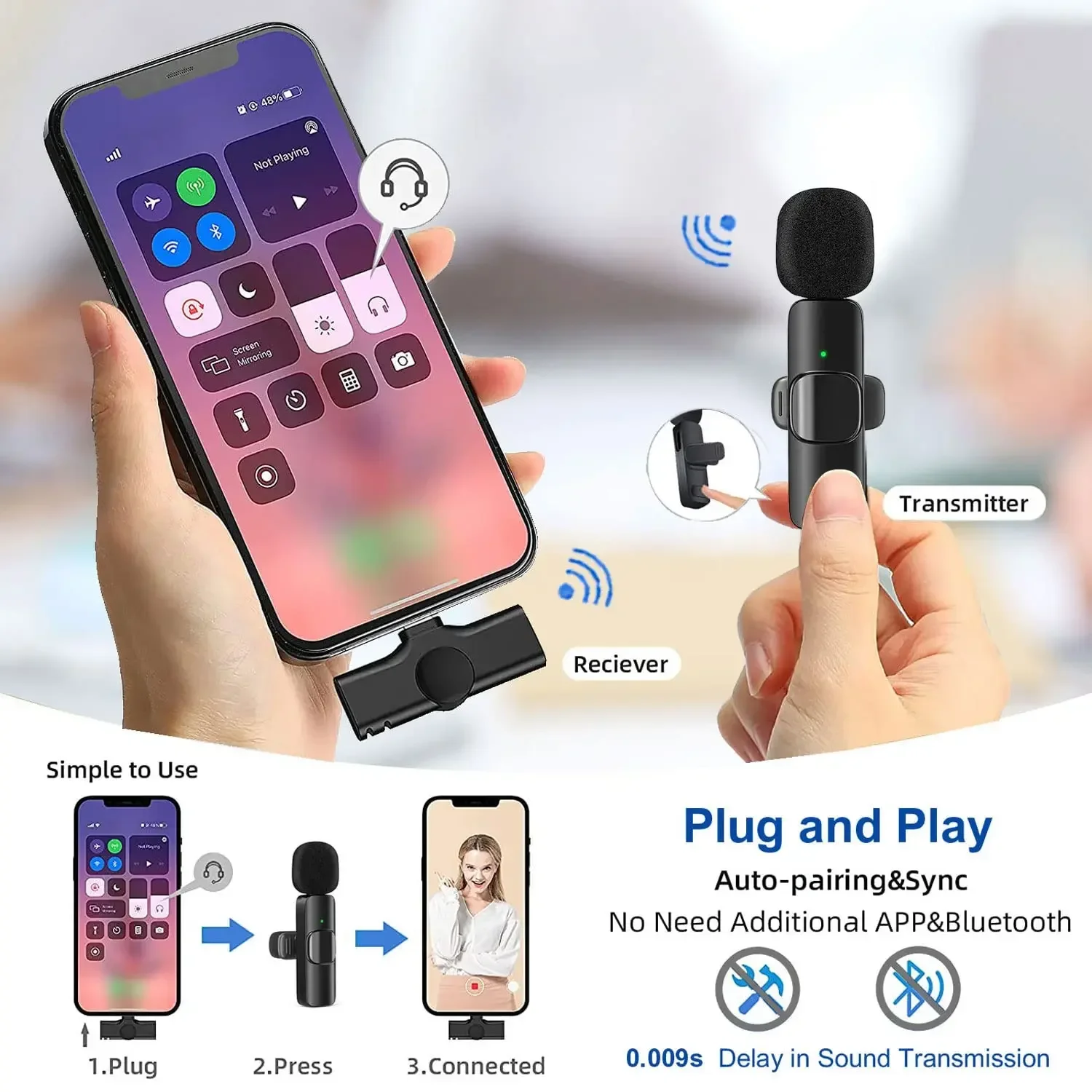 Draadloze Lavalier-microfoon 2 - Gaming Console For Your Phone recensie en prijs